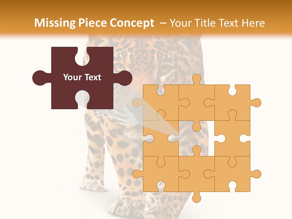 Front Animal Strength PowerPoint Template