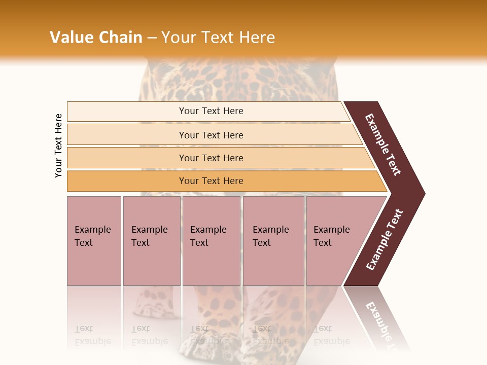 Front Animal Strength PowerPoint Template