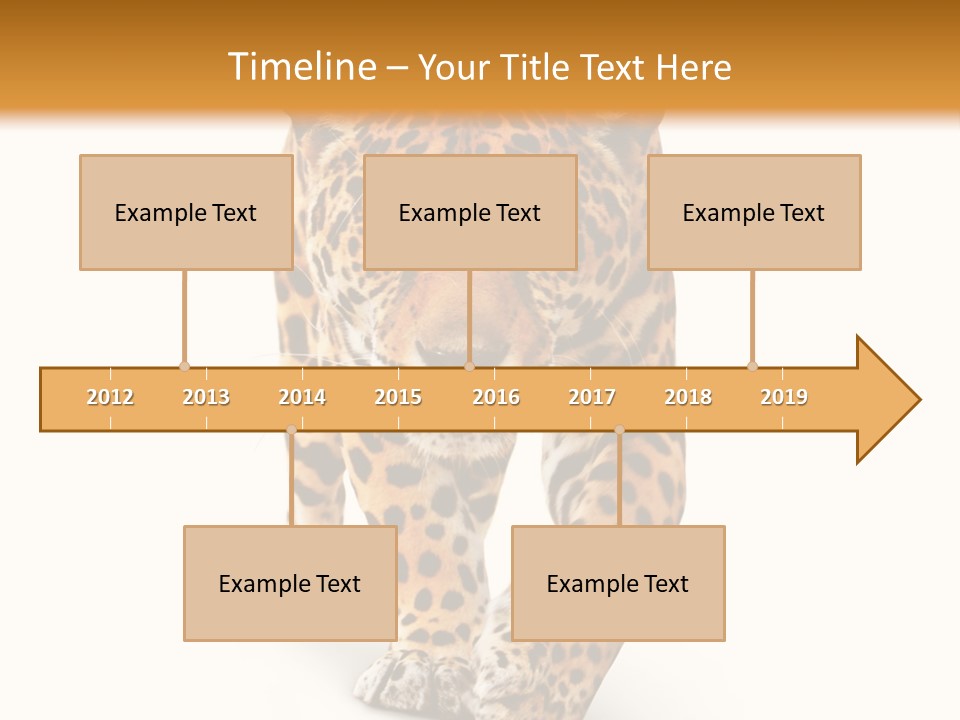 Front Animal Strength PowerPoint Template