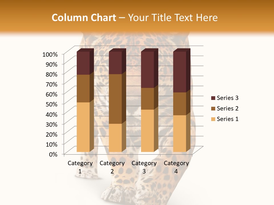 Front Animal Strength PowerPoint Template