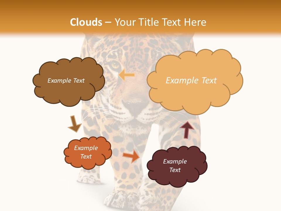 Front Animal Strength PowerPoint Template