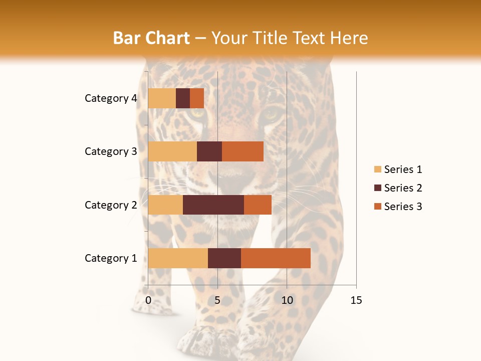 Front Animal Strength PowerPoint Template