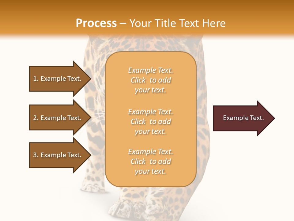 Front Animal Strength PowerPoint Template