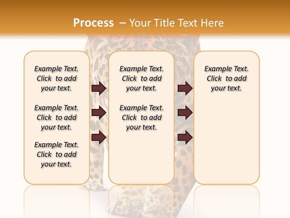 Front Animal Strength PowerPoint Template
