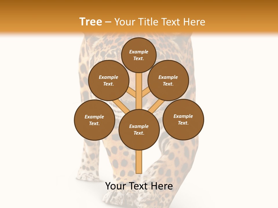 Front Animal Strength PowerPoint Template