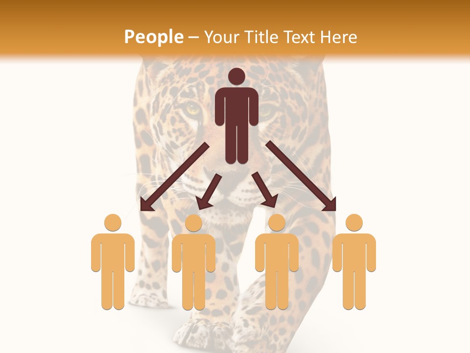 Front Animal Strength PowerPoint Template