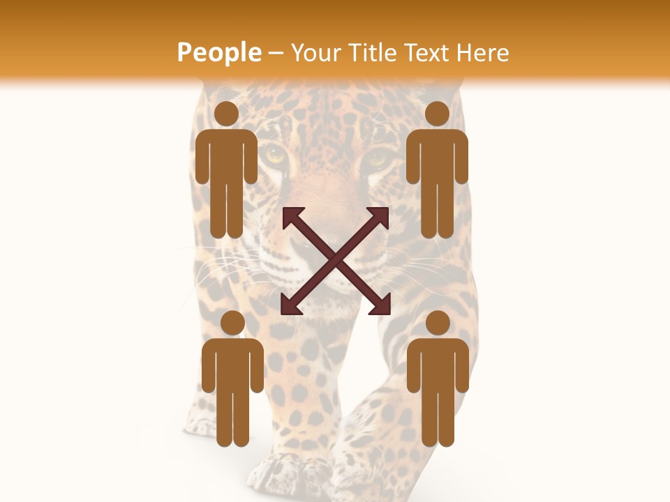 Front Animal Strength PowerPoint Template