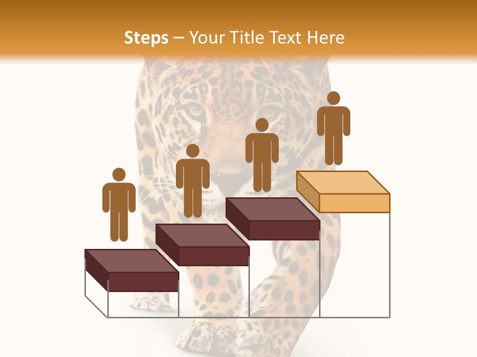Front Animal Strength PowerPoint Template