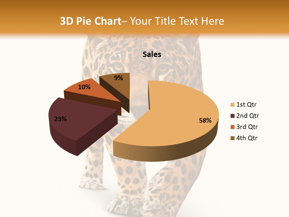 Front Animal Strength PowerPoint Template