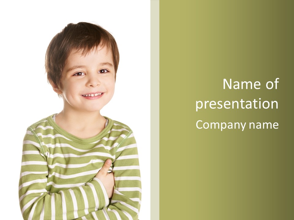 Joy Baby Laugh PowerPoint Template