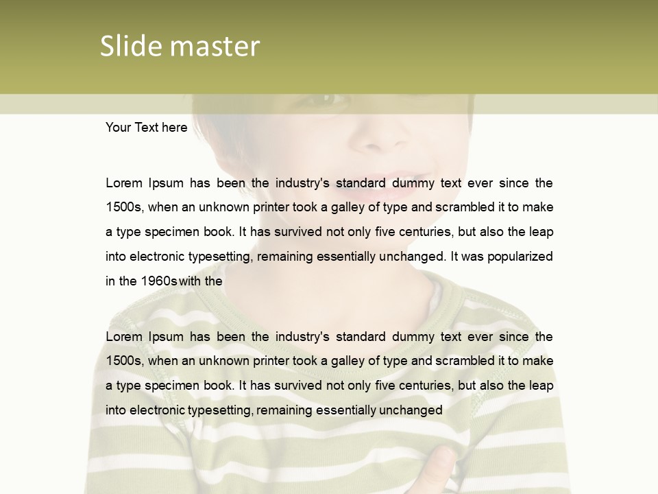 Joy Baby Laugh PowerPoint Template