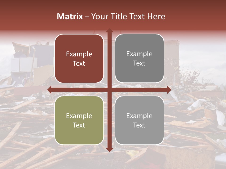 Sky Home Structure PowerPoint Template