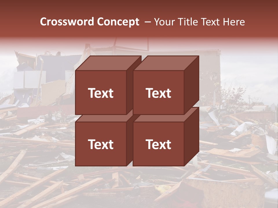 Sky Home Structure PowerPoint Template