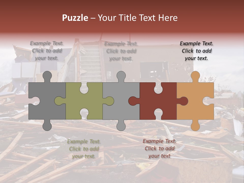 Sky Home Structure PowerPoint Template