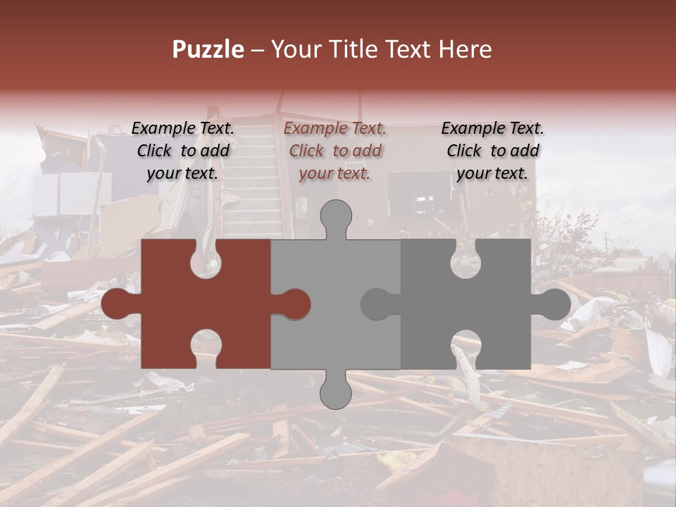 Sky Home Structure PowerPoint Template