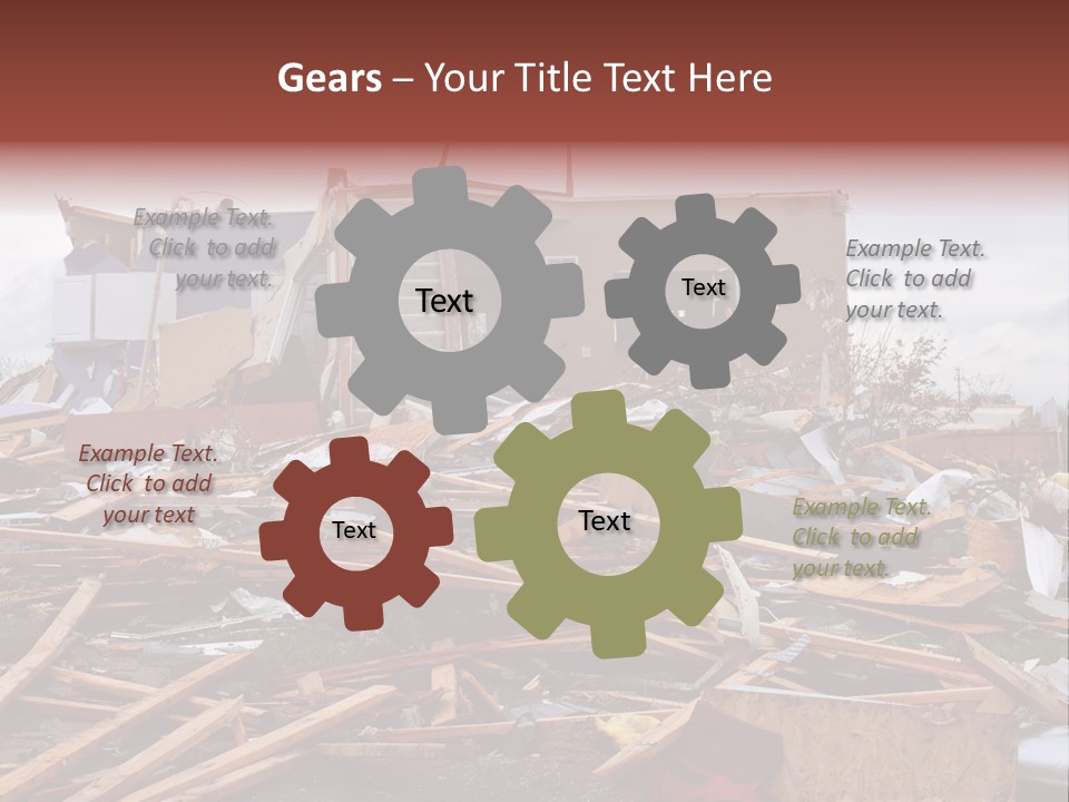 Sky Home Structure PowerPoint Template