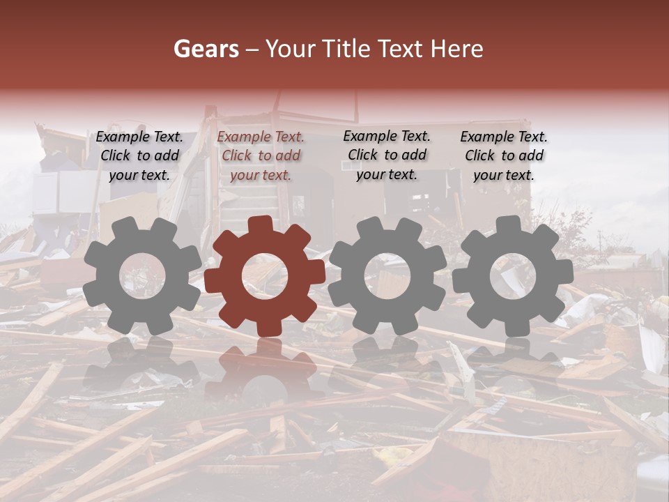 Sky Home Structure PowerPoint Template