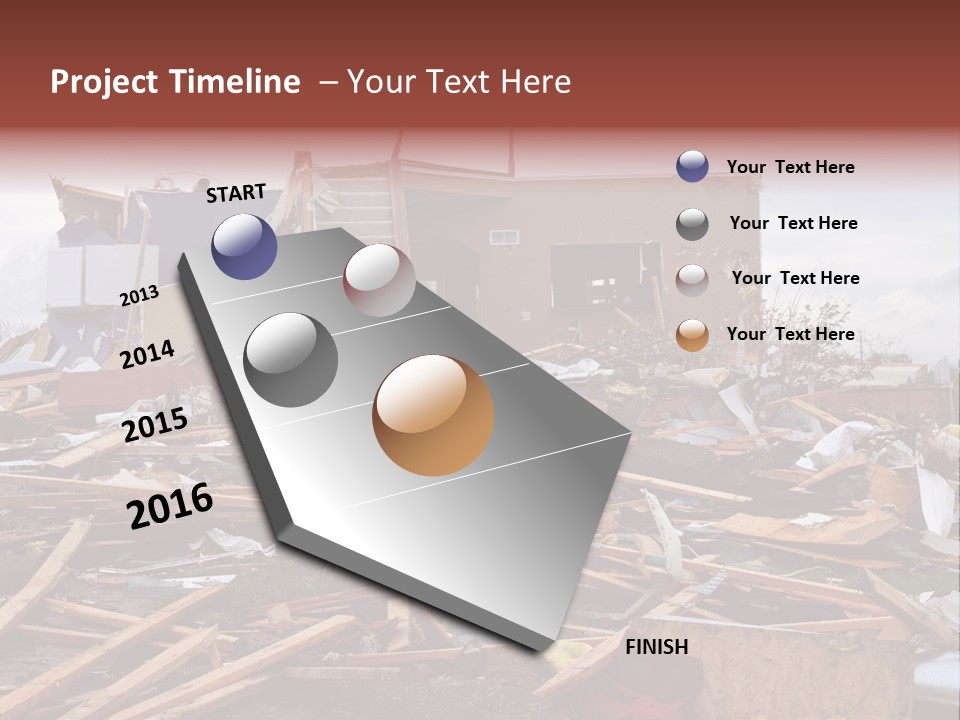 Sky Home Structure PowerPoint Template