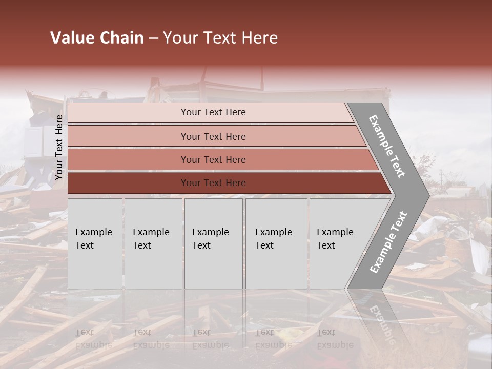 Sky Home Structure PowerPoint Template