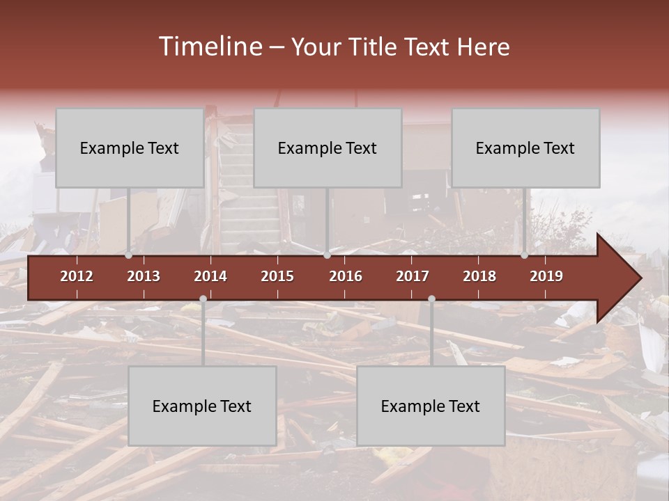 Sky Home Structure PowerPoint Template