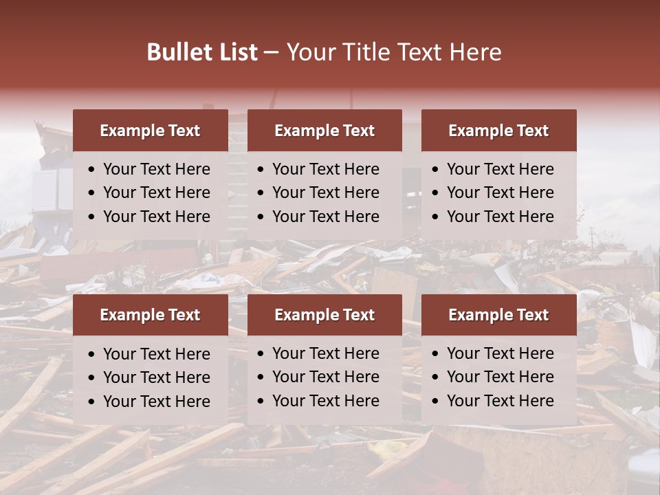 Sky Home Structure PowerPoint Template