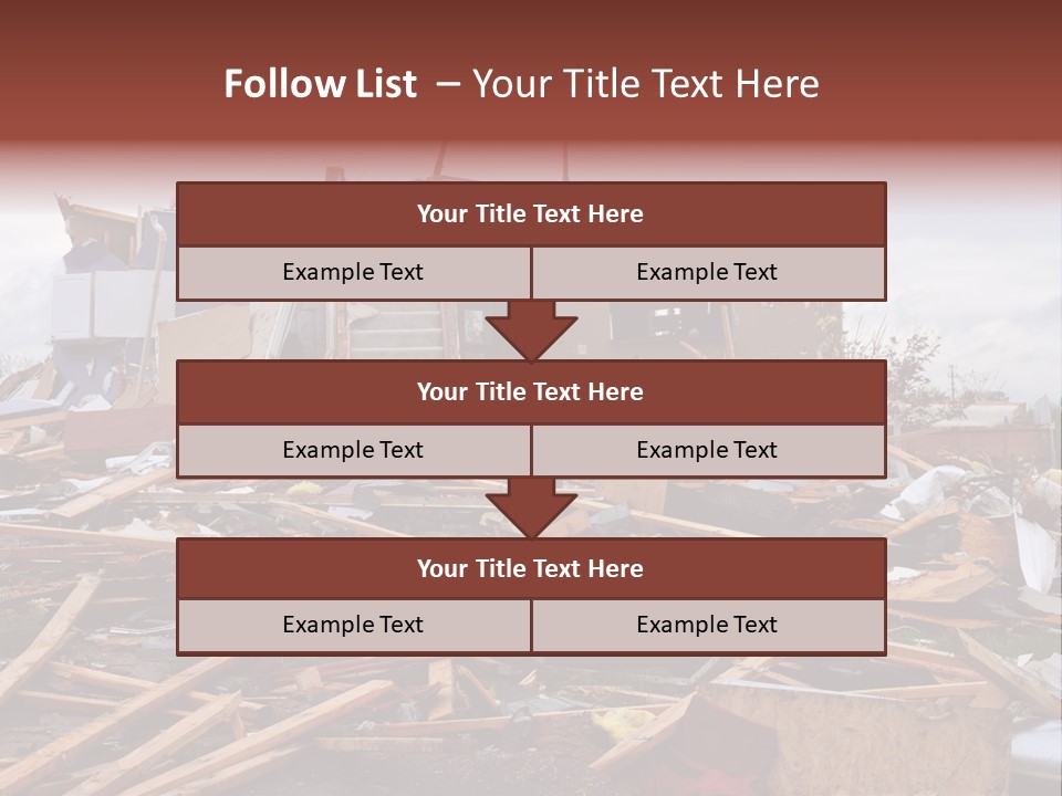 Sky Home Structure PowerPoint Template