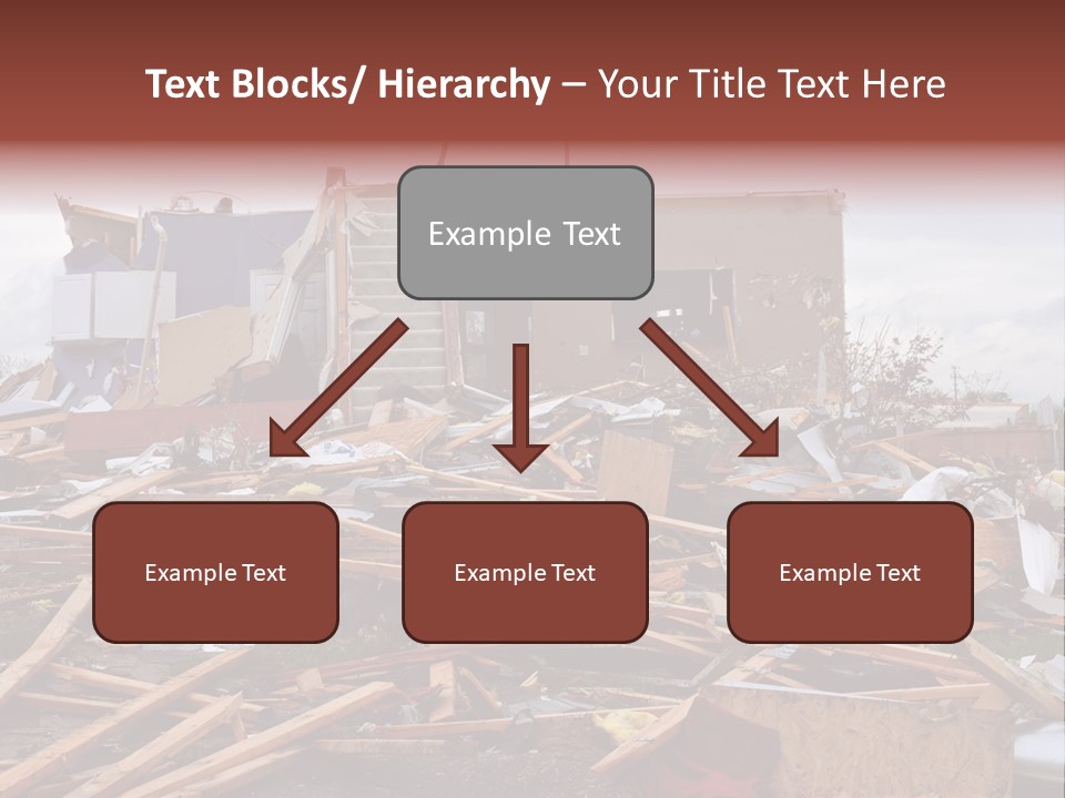 Sky Home Structure PowerPoint Template