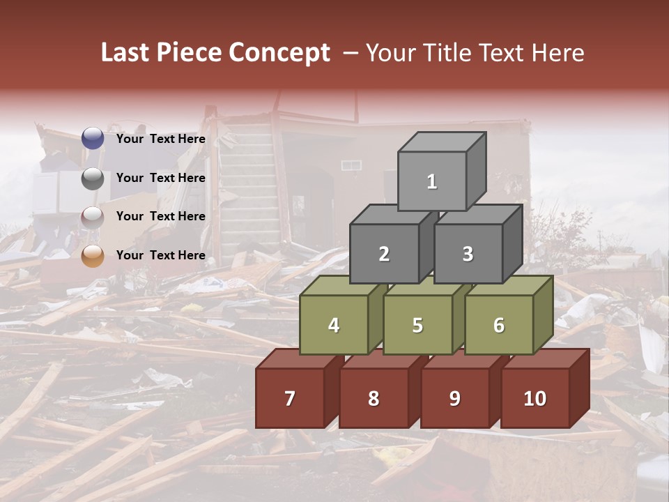 Sky Home Structure PowerPoint Template