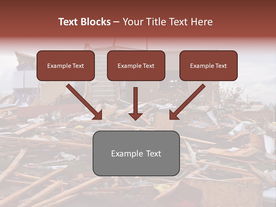 Sky Home Structure PowerPoint Template