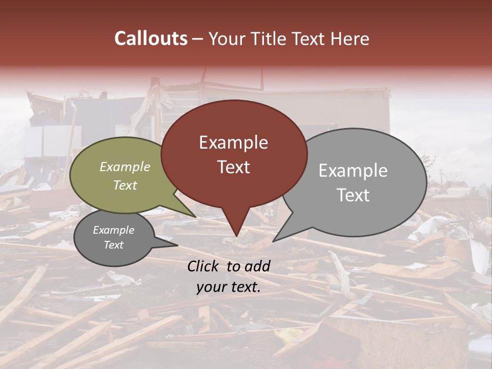 Sky Home Structure PowerPoint Template