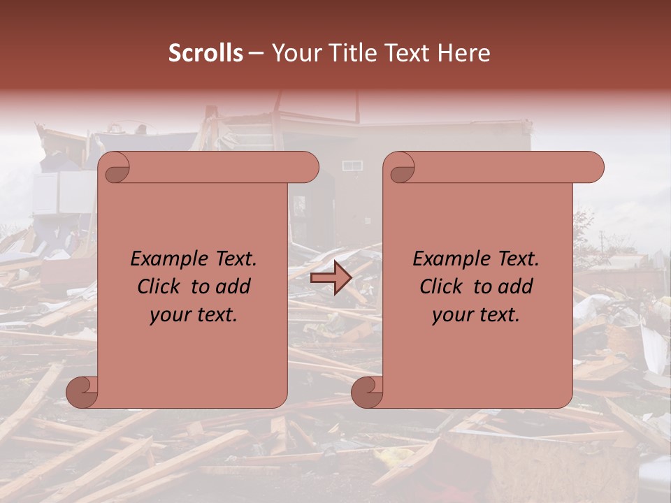 Sky Home Structure PowerPoint Template
