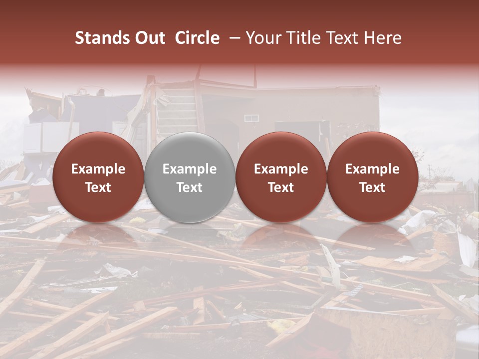 Sky Home Structure PowerPoint Template