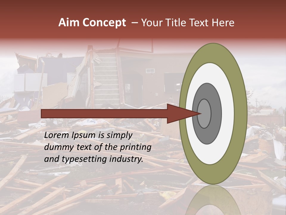 Sky Home Structure PowerPoint Template