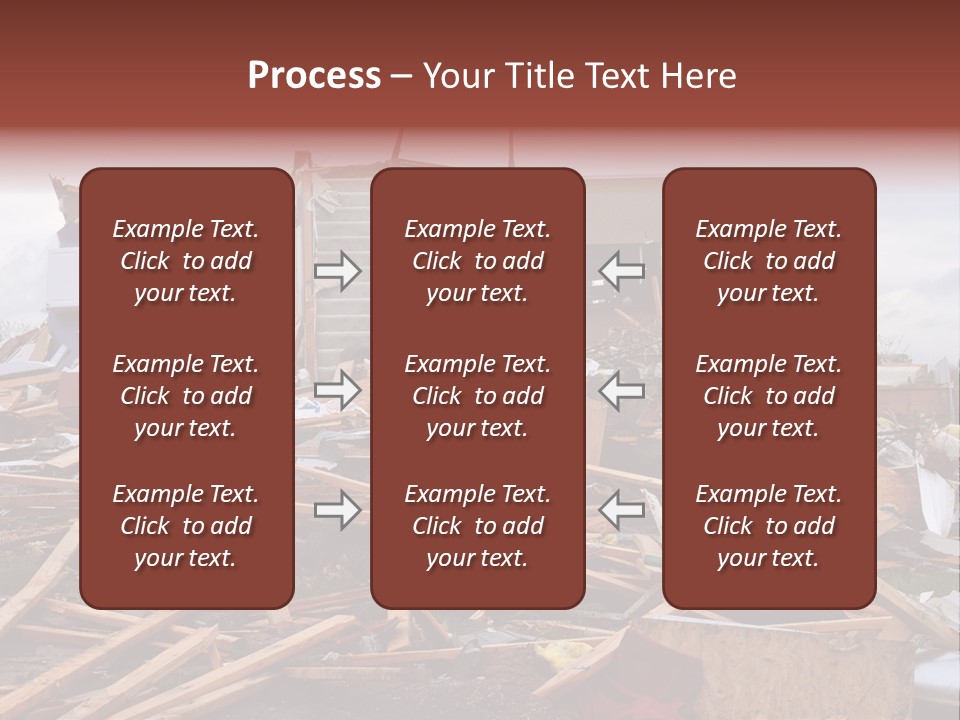 Sky Home Structure PowerPoint Template