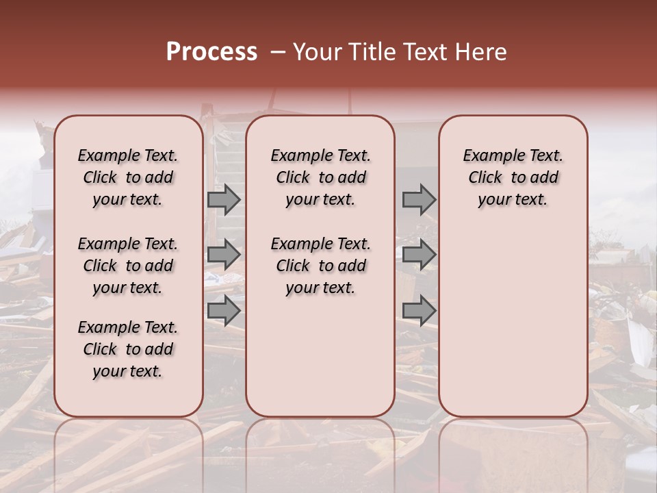 Sky Home Structure PowerPoint Template