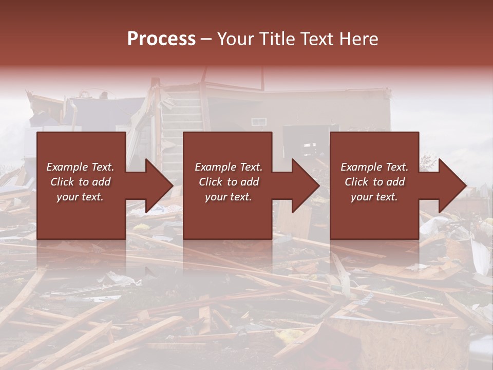 Sky Home Structure PowerPoint Template