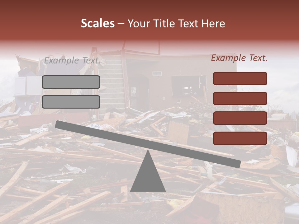 Sky Home Structure PowerPoint Template