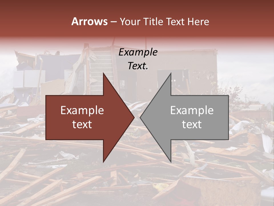 Sky Home Structure PowerPoint Template