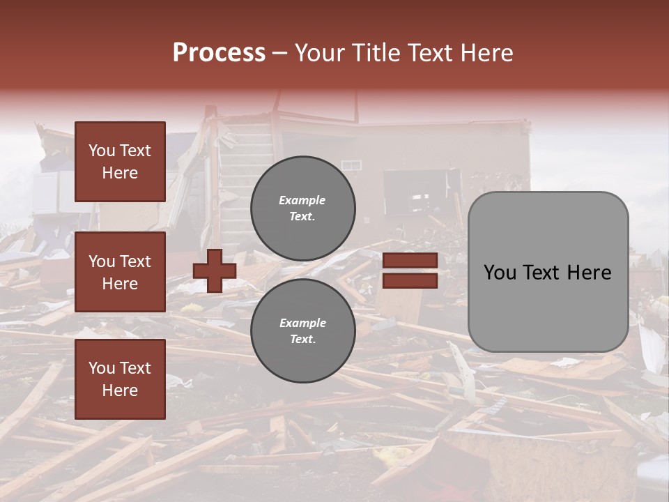 Sky Home Structure PowerPoint Template