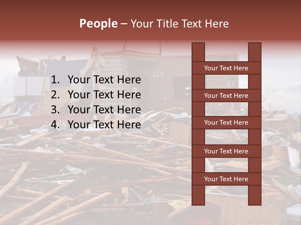 Sky Home Structure PowerPoint Template