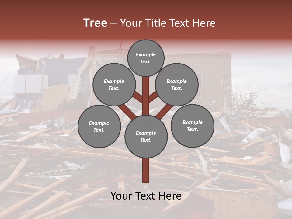 Sky Home Structure PowerPoint Template