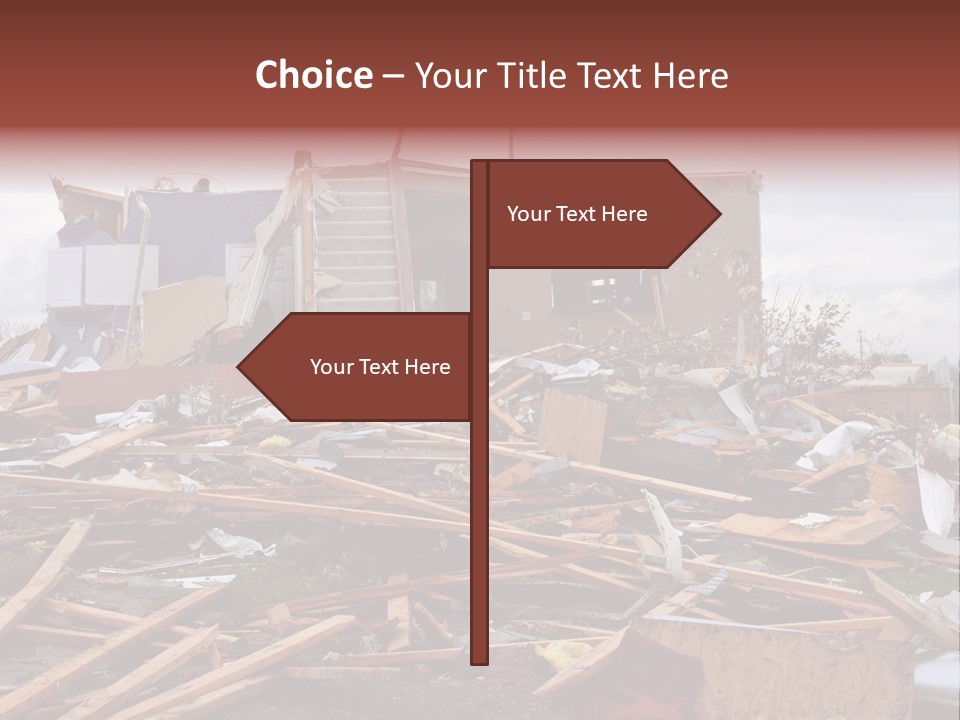 Sky Home Structure PowerPoint Template