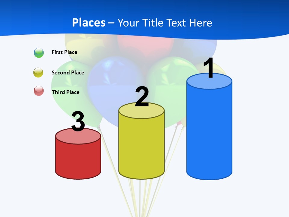 Celebration Helium Bunch PowerPoint Template