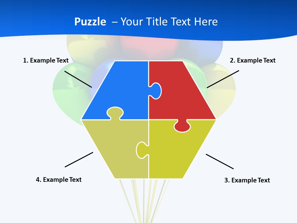 Celebration Helium Bunch PowerPoint Template