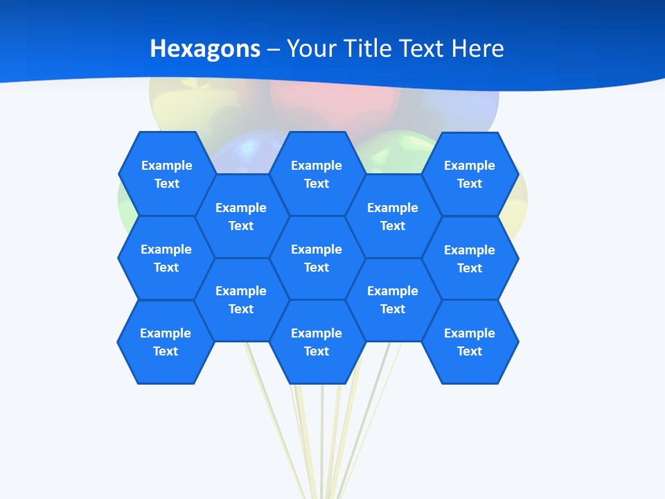 Celebration Helium Bunch PowerPoint Template