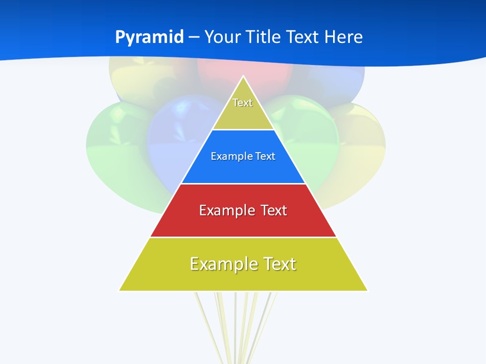 Celebration Helium Bunch PowerPoint Template