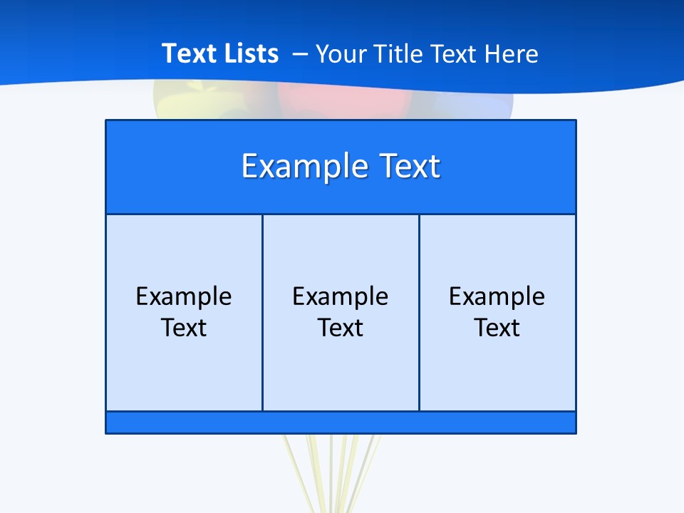 Celebration Helium Bunch PowerPoint Template
