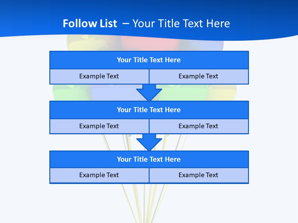 Celebration Helium Bunch PowerPoint Template