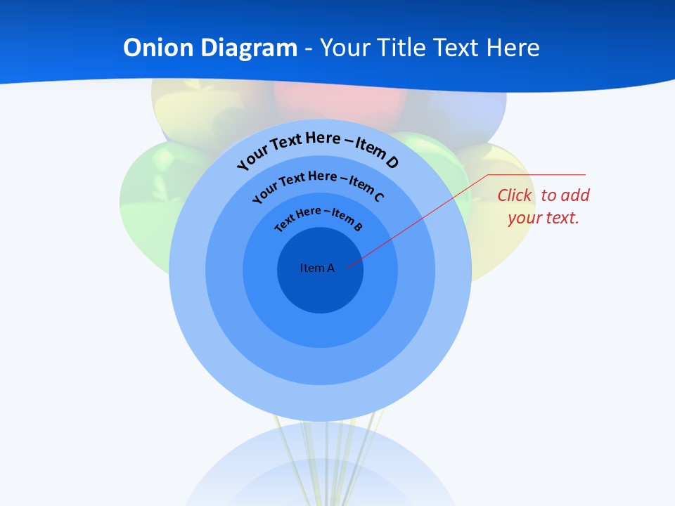 Celebration Helium Bunch PowerPoint Template