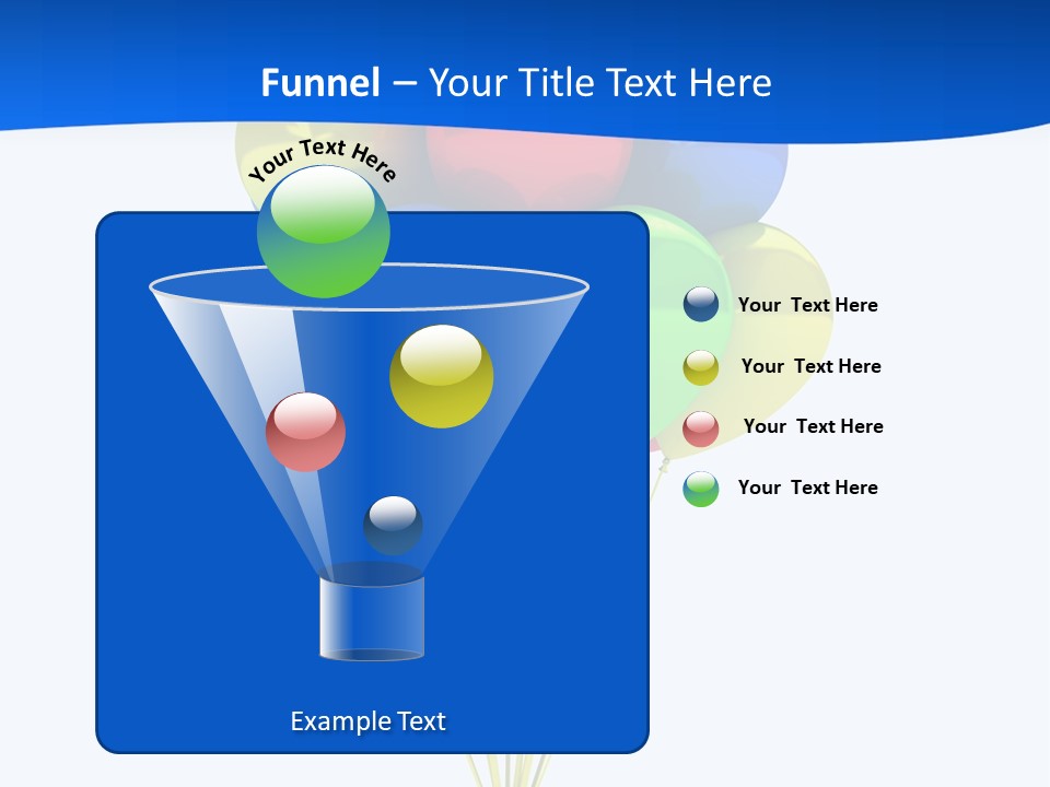 Celebration Helium Bunch PowerPoint Template